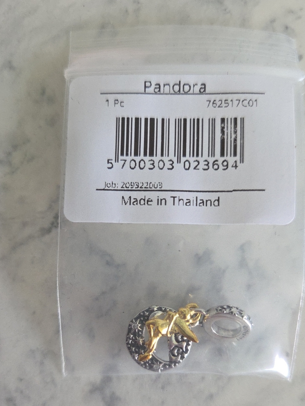 Pandora Tinkerbell I Believe In Fairies Charm Brand New In Bag